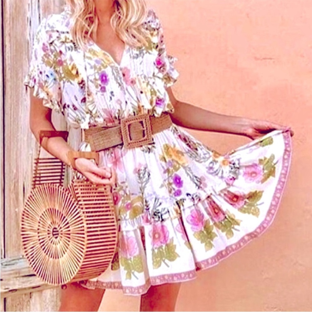 NEW Spell Wild Bloom Mini Dress